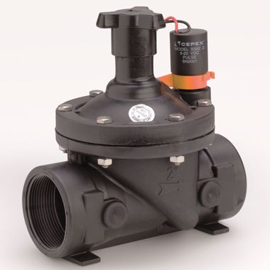 Kép: CPV2151B, 6/4" BM mágnesszelep,  átfolyásszabályzó, 9 V DC