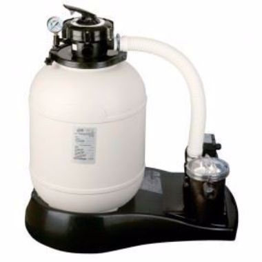 Kép Gre medence szettben 500  x 300 x 120 cm külső merevítő lábbal, kő mintázattal. Ár tartalmazza a vízforgatót, homokszűrőt, 0,4mm kék fóliát, szkimmert, létrát.