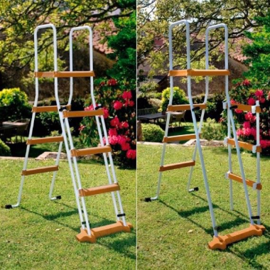 Kép Gre medence szettben 500  x 300 x 120 cm külső merevítő lábbal, kő mintázattal. Ár tartalmazza a vízforgatót, homokszűrőt, 0,4mm kék fóliát, szkimmert, létrát.