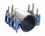 Kép Csőjavító bilincs 1406 - D típus - 3 csavar x2 - EPDM tömítés - L200mm 470/492