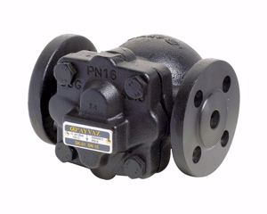 Kép Gömbgrafitos karimás öntöttvas úszós gőzleválasztó SK51 PN16 DN25 DP=10 bar