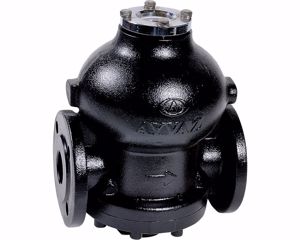 Kép Gömbgrafitos nézőüveges  öntöttvas úszós gőzleválasztó SK55 PN16 DN32 DP=14 bar